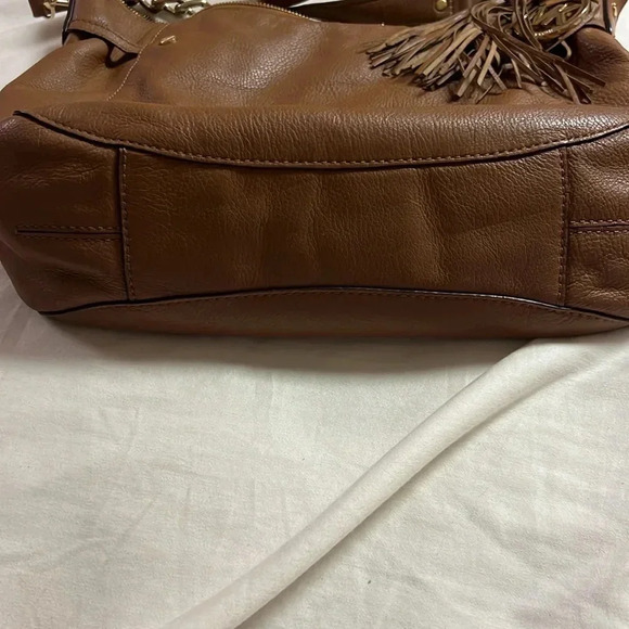 - Michael Kors shoulder bag in tan calf leather backpack - Picture 5 of 13